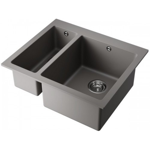 Мойка Omoikiri Bosen 59-2A-GR Artceramic в цвете Leningrad Grey - Купить по выгодной цене