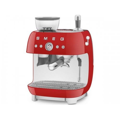 Кофемашина-эспрессо SMEG EGF03RDEU в красном цвете – идеальный выбор для настоящих ценителей кофе
