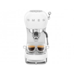 Кофемашина SMEG ECF02WHEU 28482, рожковая, 15 Бар, белая