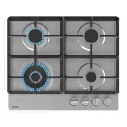Варочная панель Gorenje GW641XHF 60 см, газовая, нержавеющая сталь, 4 конфорки, 27383