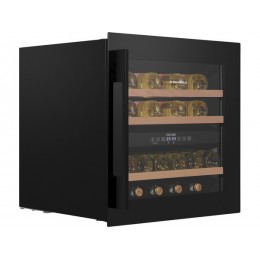Винный шкаф MAUNFELD MBWC-92D36, черный, 85 л, 36 бутылок, встраиваемый, сенсорное управление, G класс.