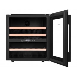 Винный шкаф MAUNFELD MBWC-92D36, черный, 85 л, 36 бутылок, встраиваемый, сенсорное управление, G класс.
