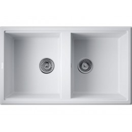 Мойка Omoikiri Tedori 86-2-WH 35085 Tetogranit 860x510 мм, 10 мм, белый