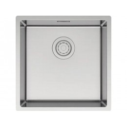 Мойка Paulmark Lassan 44 uni LA44-BS, 440x440 мм, нержавеющая сталь, 1 чаша, SKU 26086