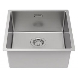 Мойка Paulmark Lassan 44 uni LA44-BS, 440x440 мм, нержавеющая сталь, 1 чаша, SKU 26086