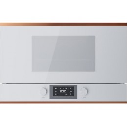 СВЧ-печь Kuppersbusch 32790, 22 л, 850 Вт, встраиваемая, белое стекло, гриль