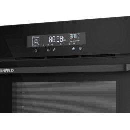 Духовой шкаф MAUNFELD AEOD76106B, 60 см, черный, 76 л, 10 режимов, сенсорное управление, A класс, 3250 Вт, SKU 35591