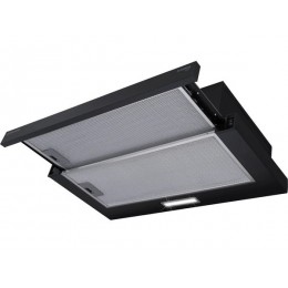 Вытяжка MEFERI SLIDEBOX60BK LIGHT 29492, черная, 60 см, 650 м³/ч, 2 скорости, LED освещение