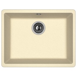 Мойка Florentina Вега 500 (SKU 21195) кварцевая, 1 чаша, 540х420 мм, подстольная