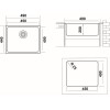 Мойка Ukinox Лофт LOB450.400 -GT10P: Современное решение для вашей кухни