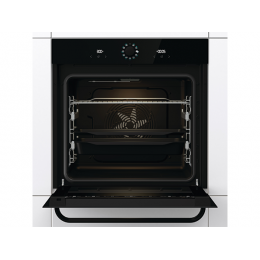 Духовой шкаф Gorenje BOS6737SYB, 60 см, черный, 77 л, 300 °C, A, Antifinger, IconLED, GentleBake, PerfectGrill, AquaClean, SilverMatte, SKU 27398