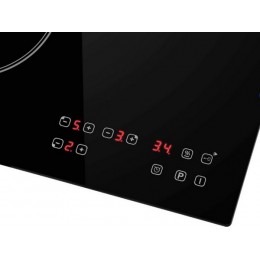 Варочная панель MAUNFELD CVI453BK 33600, индукционная, 3 конфорки, черная, стеклокерамика