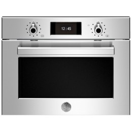 Духовой шкаф Bertazzoni F457PROMWTX 10201, комбинированный с СВЧ, 38л, нерж. сталь