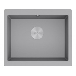 Мойка Paulmark Gera 60 PM205546-GRM, гранит, 550x460 мм, универсальный монтаж, SKU 23803