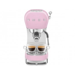 Кофемашина SMEG ECF02PKEU 28503, рожковая, 15 бар, розовая, 1,1 л