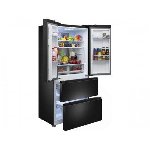 Холодильник MEFERI MFR83BLACK IX - Total No Frost, French Door, Комфортный и Энергоэффективный