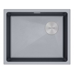 Мойка Paulmark Lumi 55uni 25705, гранит, 600 мм, слив в углу, R15.