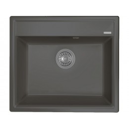 Мойка Florentina Консул 570 антрацит, SKU 27705, кварц, 1 чаша, 570х500 мм