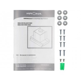 Вытяжка KRONA ISIDA 600 black SGC