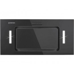 Вытяжка MEFERI INBOX60BK GLASS ULTRA 29411, черная, 60 см, 900 м3/ч, LED, 44 дБ
