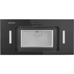 Вытяжка MEFERI INBOX60BK GLASS ULTRA 29411, черная, 60 см, 900 м3/ч, LED, 44 дБ
