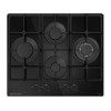 Варочная панель MEFERI MGH604BK GLASS ULTRA - газовая с стеклянной поверхностью, 60 см, черная