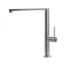 Смеситель Falmec PURE STEEL FLAT 25914, однорычажный, поворотный излив, 301 мм.