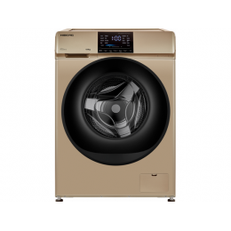 Стиральная машина HIBERG i-DDQ6 - 612 G, 6 кг, A+++, инверторный двигатель, 1200 об/мин, золотистый.