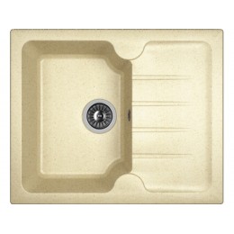 Мойка Dr.Gans ЛОРА 620 дюна, SKU 21015, мрамор, 1 чаша, 620х510 мм