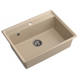 Мойка Granfest GF-LV-660, 1 чаша, мрамор, 80 см, SKU 24615