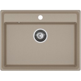 Мойка Granfest GF-LV-660, 1 чаша, мрамор, 80 см, SKU 24615