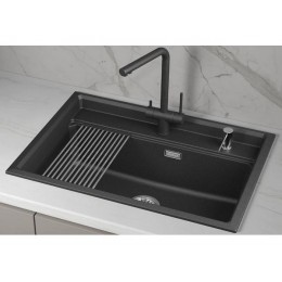Мойка Granula KS-7301i, шварц