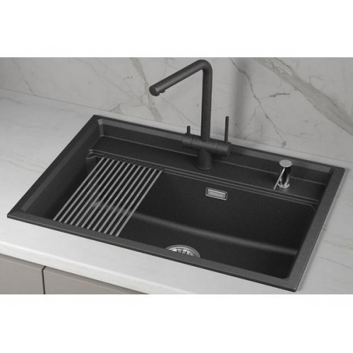 Мойка Granula KS-7301i, шварц