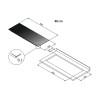 Варочная панель Falmec PIANO INDUZIONE BLACK MATT 88x40 Panoramic индукционная