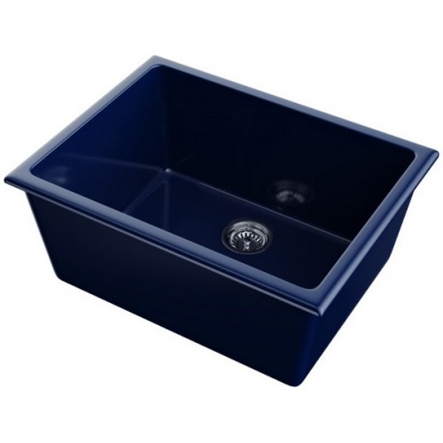 Мойка Omoikiri Okinoshima 61-U/I-IB Glossy Natceramic в индиго синем цвете – идеальное решение для вашей кухни