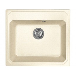 Мойка Dr.Gans КАРДИНАЛ 570 латте, SKU 26321, мрамор, 1 чаша, 570x500 мм.