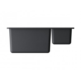 Мойка 34623 Omoikiri Kata 55-2-U-BL Artgranit, 550x420 мм, подстольная, черная