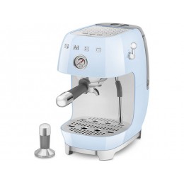 Кофемашина SMEG ECF03PBEU 33225, рожковая, 15 бар, 1.6 л, капучинатор