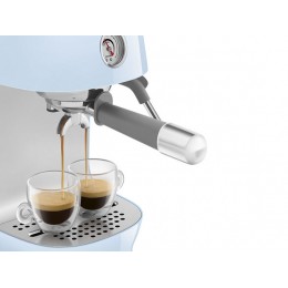 Кофемашина SMEG ECF03PBEU 33225, рожковая, 15 бар, 1.6 л, капучинатор