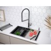 Мойка Paulmark Next-multi sink 74 uni PM787445-GM из вороненой стали - качество и стиль для вашей кухни