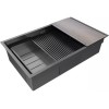 Мойка Paulmark Next-multi sink 74 uni PM787445-GM из вороненой стали - качество и стиль для вашей кухни