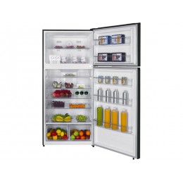 Холодильник HIBERG i-RFT 750G B, 84 см, черное стекло, 635 л, A++