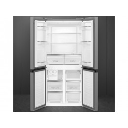 Холодильник SMEG FQI48XE, 488л, Side-by-side, нержавеющая сталь, инверторный компрессор, LED дисплей, 39 дБ, SKU 36231