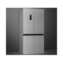 Холодильник SMEG FQI48XE, 488л, Side-by-side, нержавеющая сталь, инверторный компрессор, LED дисплей, 39 дБ, SKU 36231
