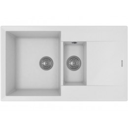 Мойка Florentina Тоскана 860К 30533, врезная, кварц, 2 чаши, 860х510 мм