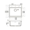 Мойка Omoikiri Kitagawa 51-GR Artceramic в цвете Leningrad Grey - Купить по выгодной цене