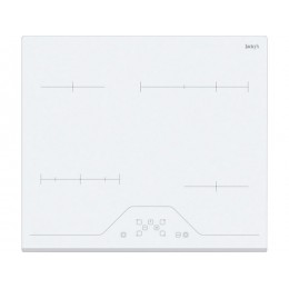 Варочная панель Jacky’s JH MW67 60 см, 4 конфорки, белая, стеклокерамика, SKU 12934