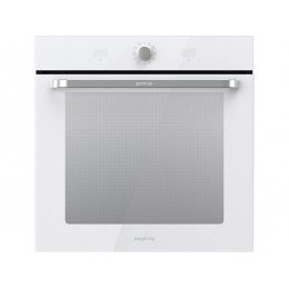 Духовой шкаф Gorenje BOS6737SYW, электрический 60 см, белый, 77 л, A, 300 °C, сенсорный программатор, Antifinger, AquaClean, PerfectGrill, SilverMatte, SKU 27334.