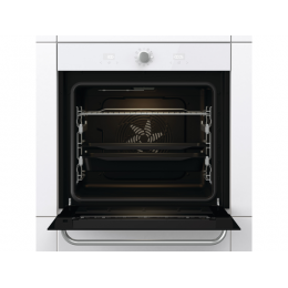 Духовой шкаф Gorenje BOS6737SYW, электрический 60 см, белый, 77 л, A, 300 °C, сенсорный программатор, Antifinger, AquaClean, PerfectGrill, SilverMatte, SKU 27334.