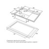 Мойка Paulmark Kroner-edge 78F PM777851-BSR из брашированной стали – идеальное решение для вашей кухни